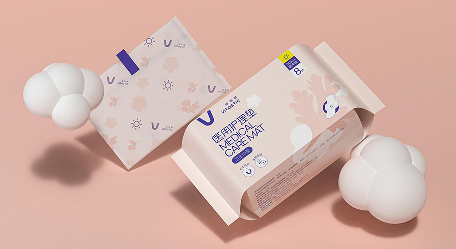 维诺健-卫生巾包装设计