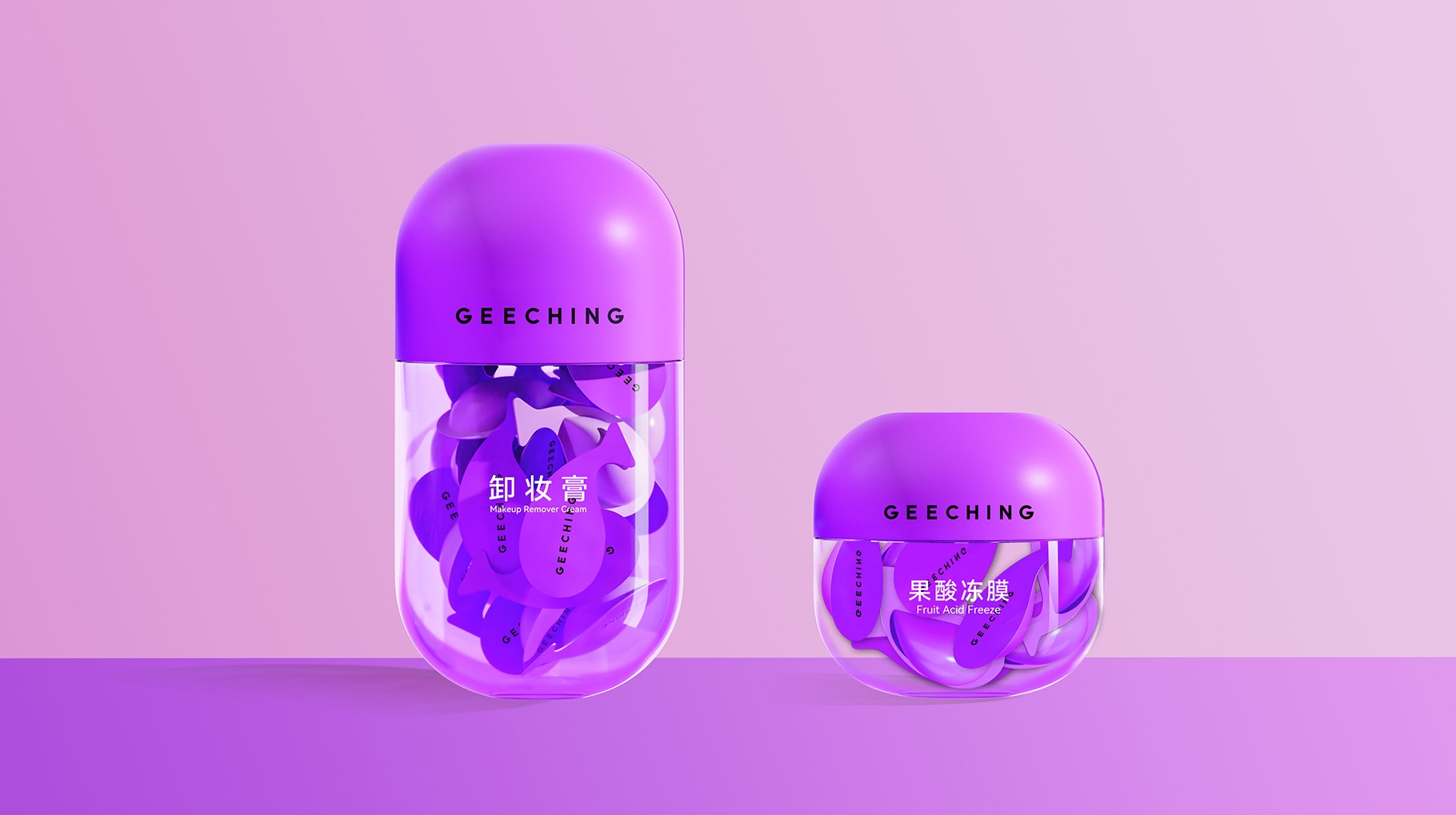 便携式果酸冻膜包装设计