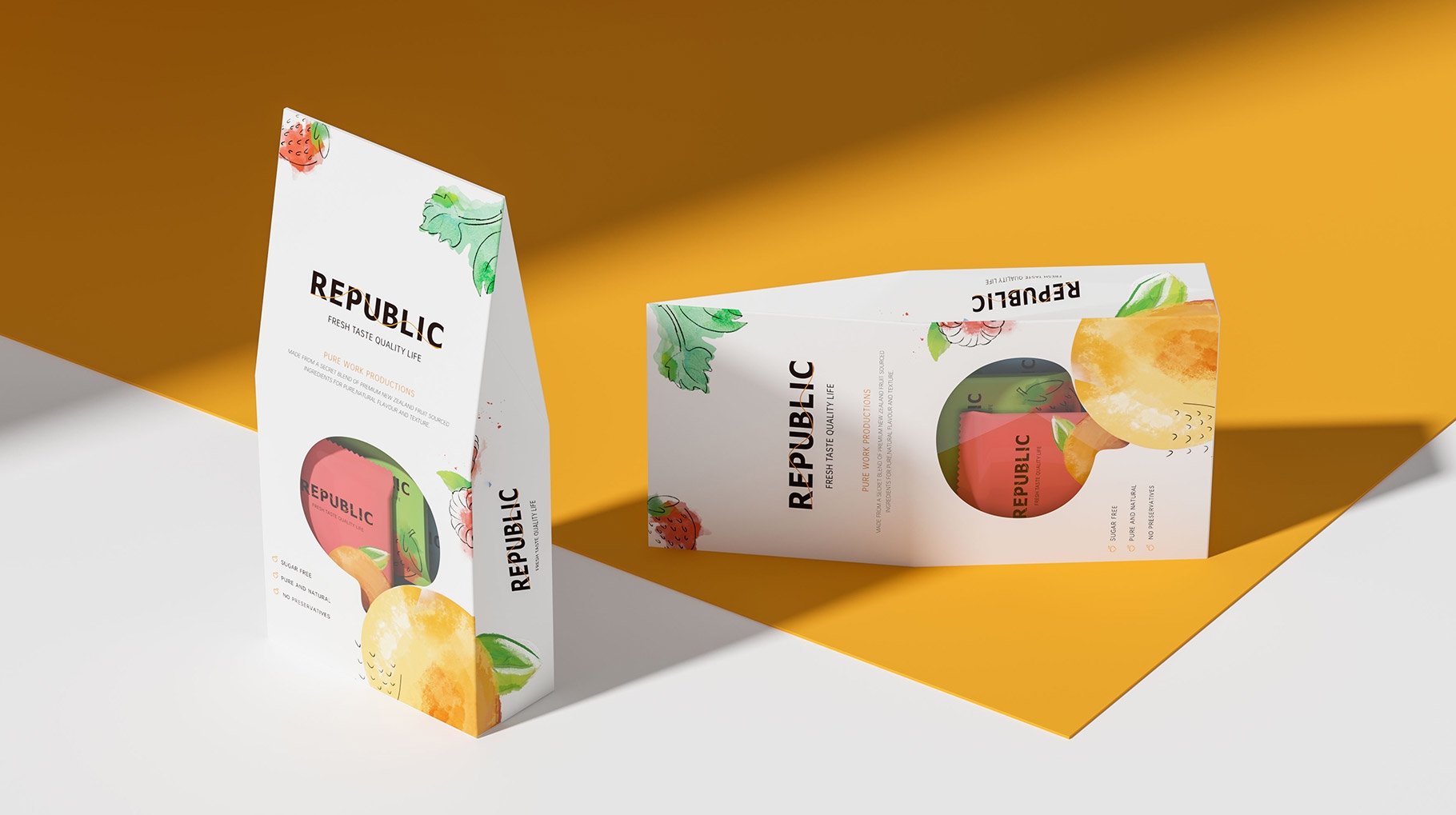 REPUBLIC 水果巧克力包装设计
