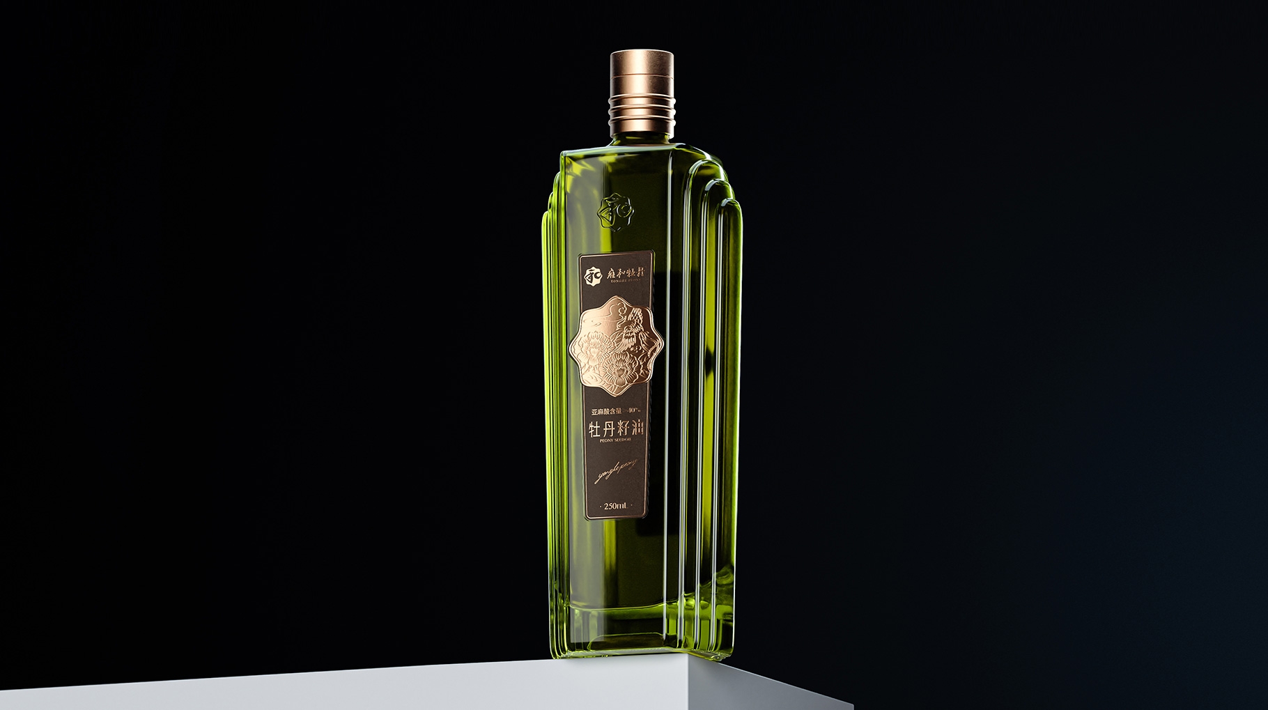 雍和牡丹 籽油包装设计