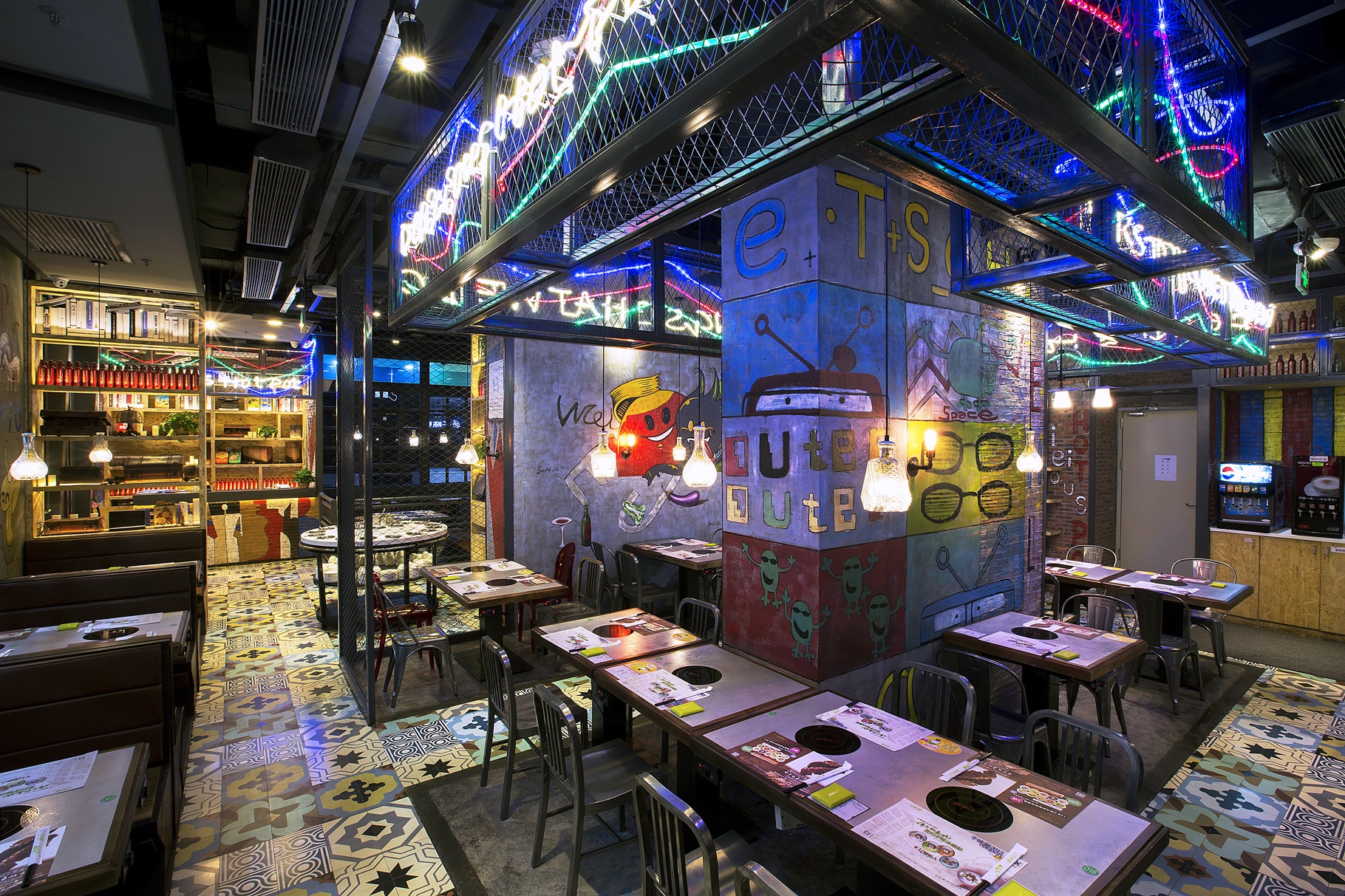 火锅店餐饮空间装修方案