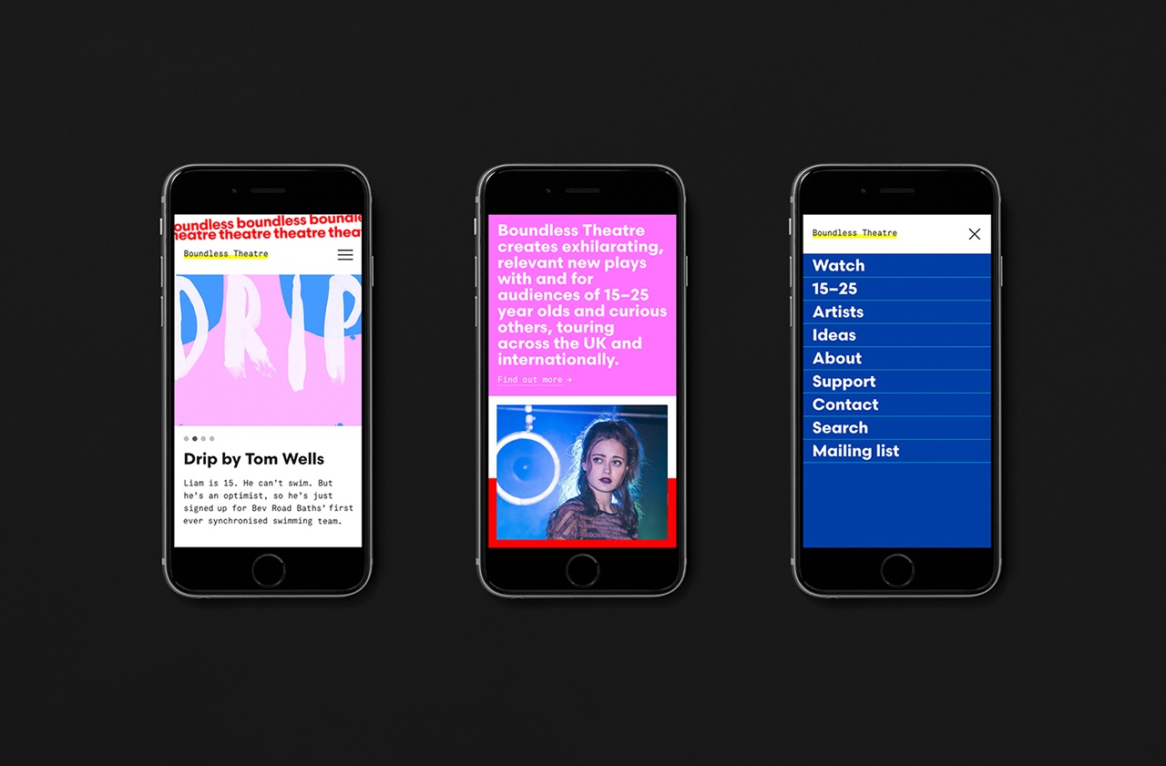 舞台剧品牌网站设计